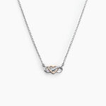 Collier Amuri Argent Bicolore Oxyde De Zirconium - Colliers avec pierres Femme | Marc Orian