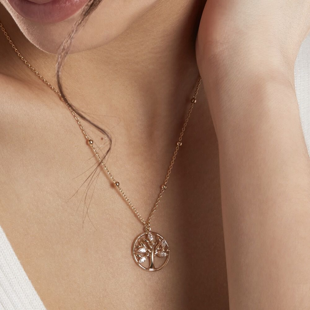 Collier Plaqué Or Heribald Oxydes De Zirconium - Colliers avec pierres Femme | Marc Orian
