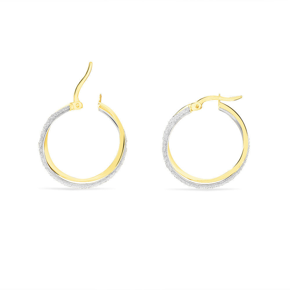 Cr&eacute;oles Lolly Or Bicolore - Cr&eacute;oles Femme | Marc Orian