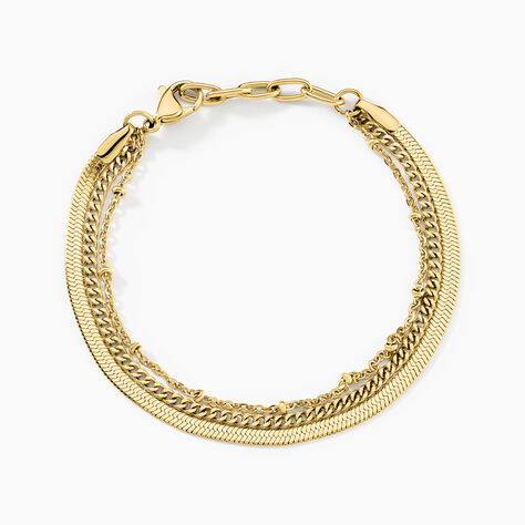 Bracelet Neva Acier Jaune - Bracelets cha&icirc;nes Femme | Marc Orian