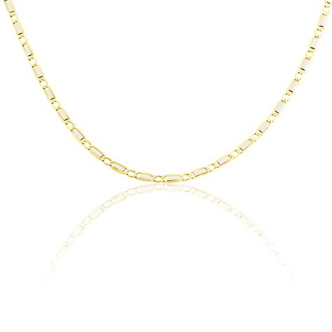 Collier Danae Plaquette Or Bicolore - Chaines Homme | Marc Orian