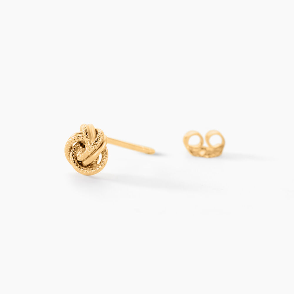 Boucles D'oreilles Puces Nils Or Jaune - Puces Femme | Marc Orian