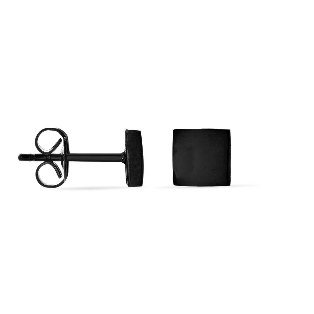 Boucles D'oreilles Pendantes Anne-violaineae Acier Noir - Pendantes Homme | Marc Orian