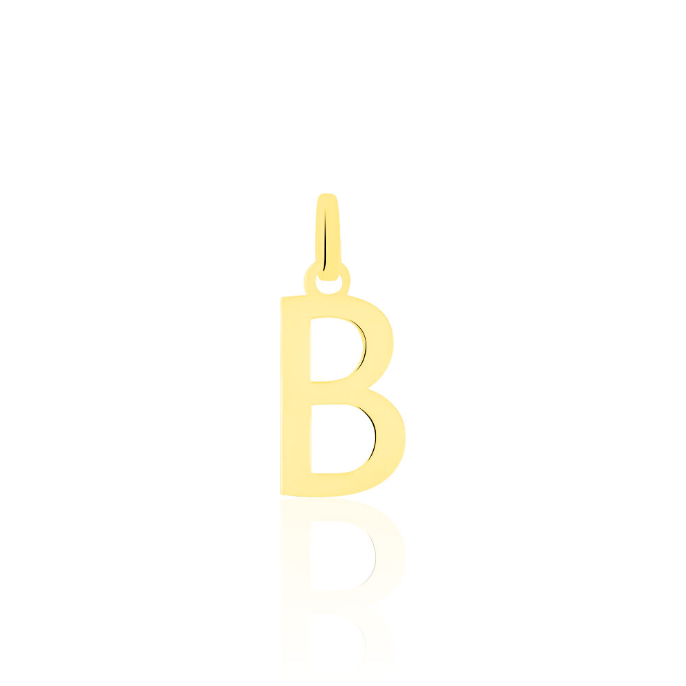 Pendentif Ionia Lettre Or Jaune - Pendentifs Famille | Marc Orian