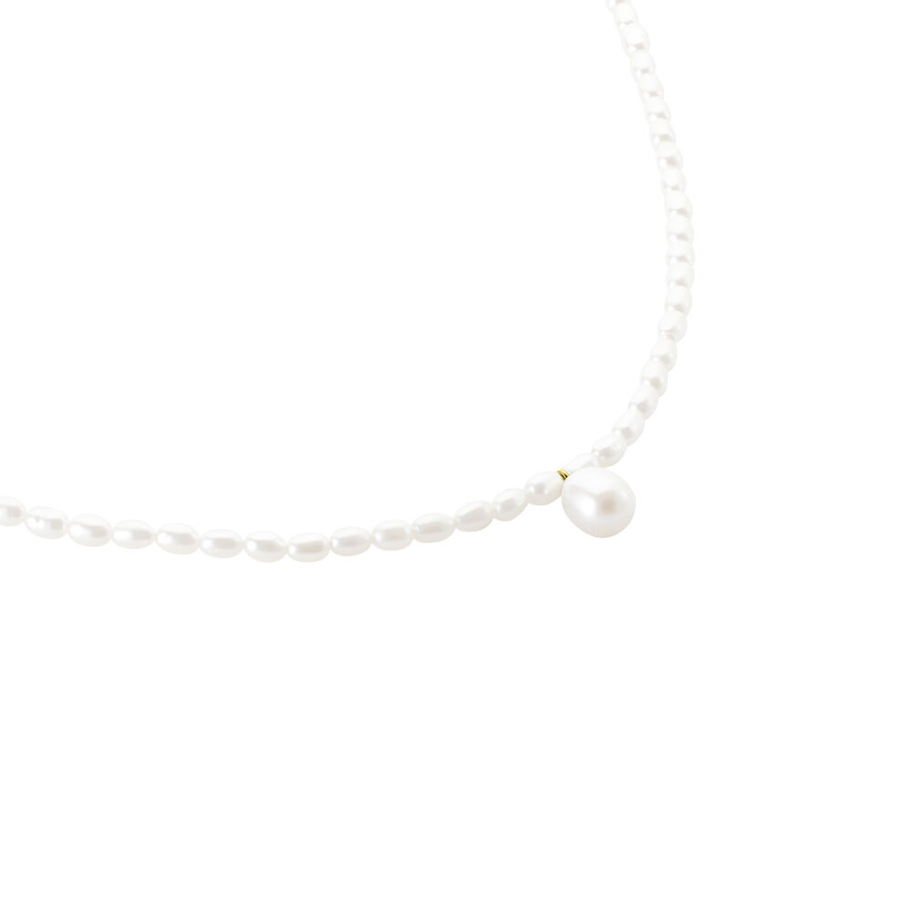 Collier Wilfrid Or Jaune Perle De Culture - Colliers avec pierres Femme | Marc Orian
