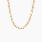 Collier Or Jaune Maille Altern&eacute;e 1/3 - Chaines Homme | Marc Orian