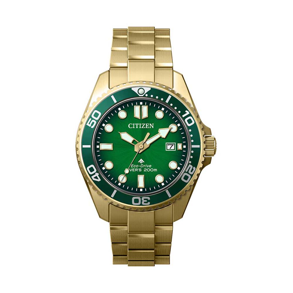 Montre Citizen Promaster Marine Eco-Drive Vert - Montres étanches Homme | Marc Orian