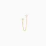 Bijou D'oreille Unitaire Candia Or Jaune Oxyde De Zirconium - Piercings d'oreilles Femme | Marc Orian