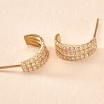 Cr&eacute;oles Oiva Or Jaune Oxyde De Zirconium - Cr&eacute;oles Femme | Marc Orian