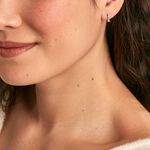 Boucles D'oreilles Puces Iolyn Argent Blanc Oxyde De Zirconium - Puces Femme | Marc Orian