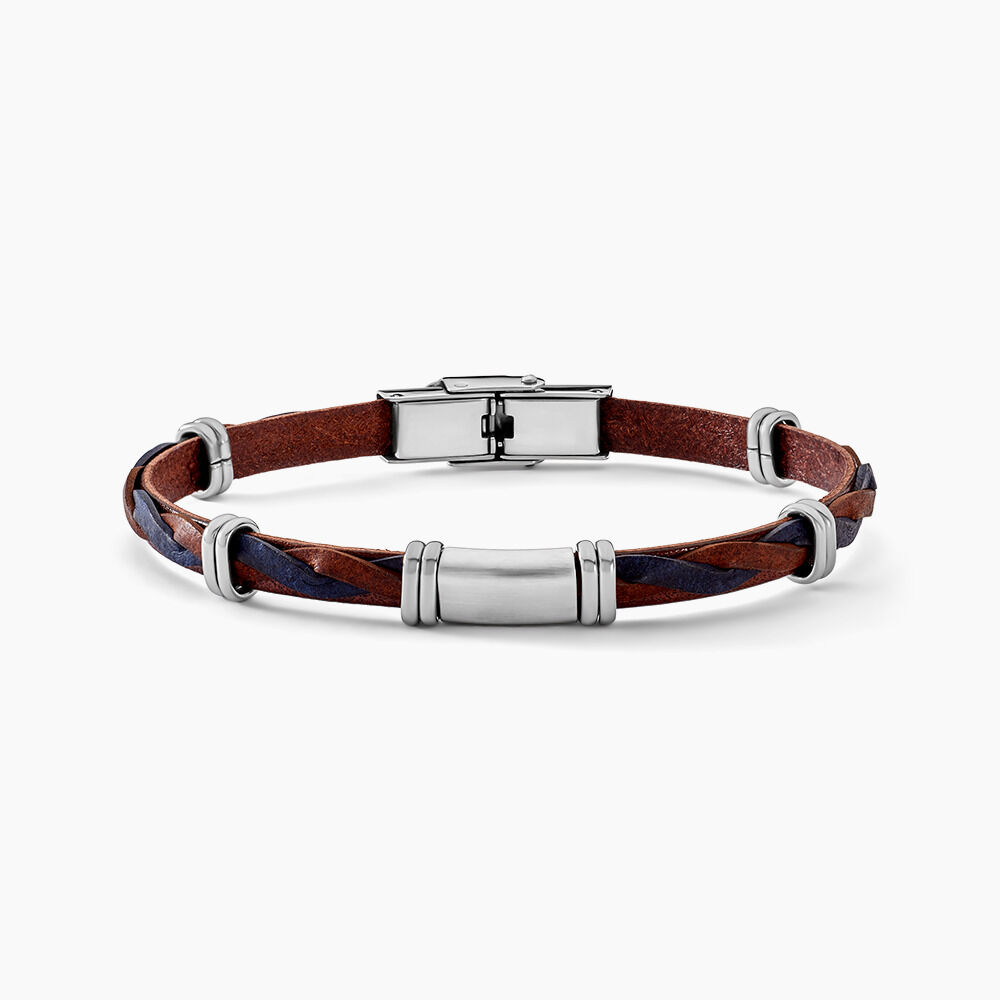 Bracelet Acier Blanc Pacome - Bracelets cuir Homme | Marc Orian