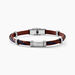 Bracelet Acier Blanc Pacome - Bracelets cuir Homme | Marc Orian