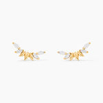 Boucles D'oreilles Puces Miyako Or Jaune Oxyde De Zirconium - Puces Femme | Marc Orian