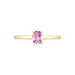 Bague Lily Or Jaune Amethyste