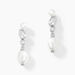 Boucles D'oreilles Pendantes Dua Argent Blanc Perle De Culture Oxyde - Pendantes Femme | Marc Orian