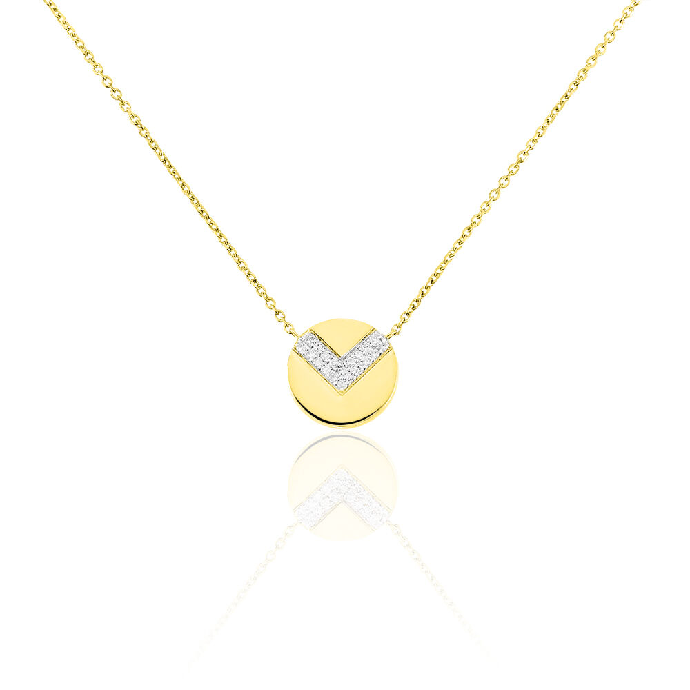 Collier Ruby Or Jaune Diamant - Colliers avec pierres Femme | Marc Orian