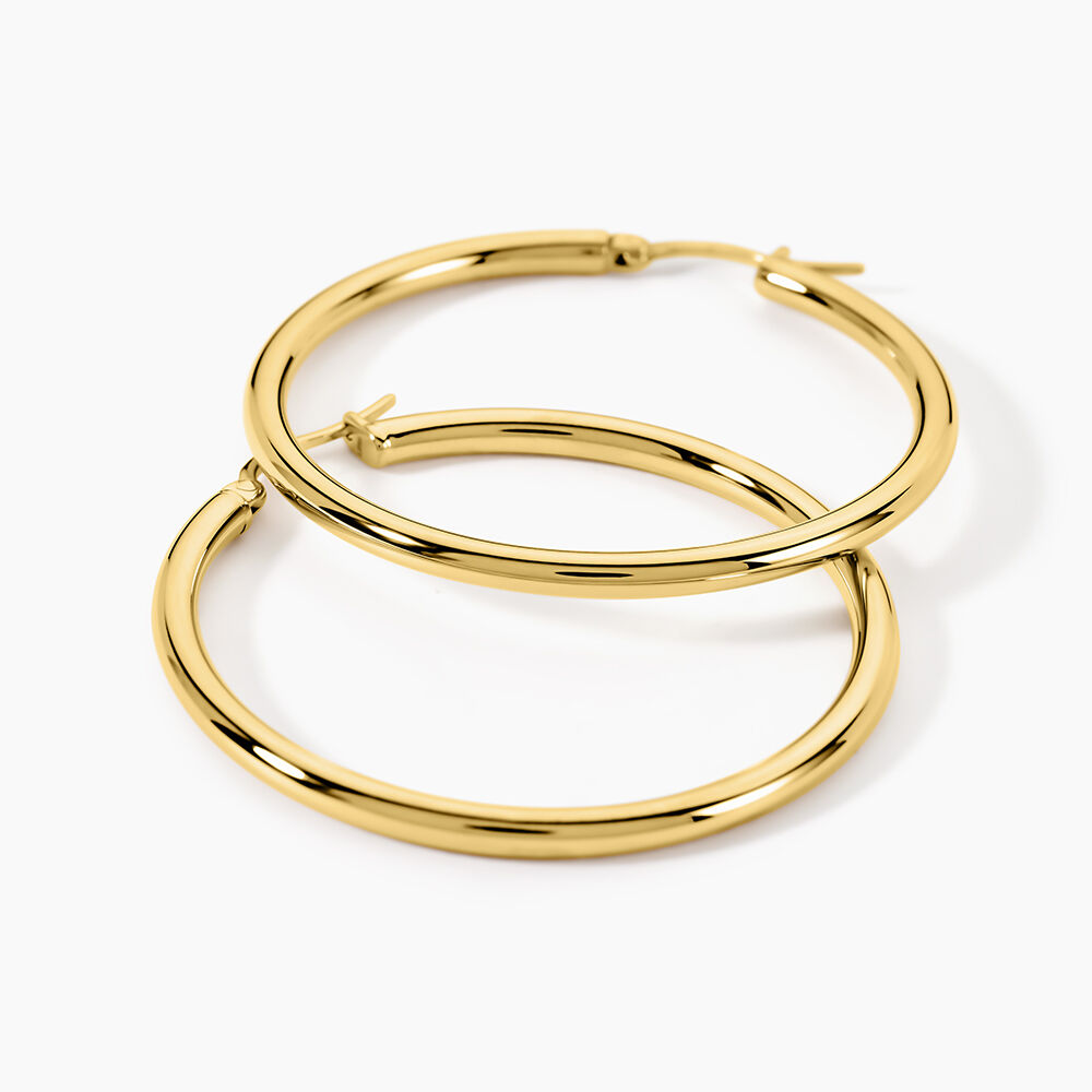 Creoles Mitya Acier Ip Dor&eacute; - Cr&eacute;oles Femme | Marc Orian