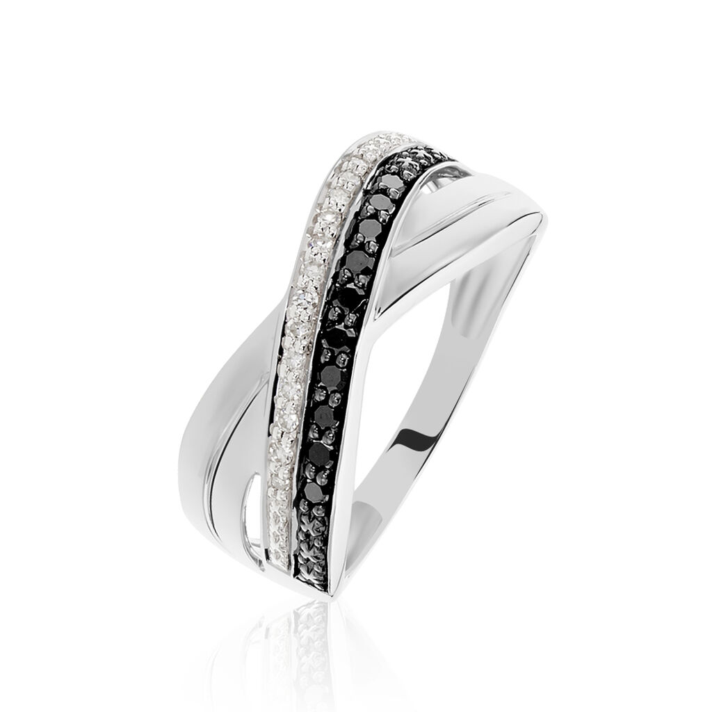 Bague Martika Or Blanc Diamant - Bagues pierres précieuses Femme | Marc Orian