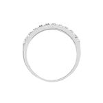 Bague The Crown Or Blanc Oxyde De Zirconium - Bagues avec pierre Femme | Marc Orian