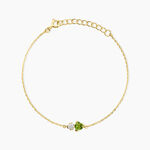 Bracelet Poem Argent Jaune P&eacute;ridot Oxyde De Zirconium - Bracelets fantaisie Femme | Marc Orian