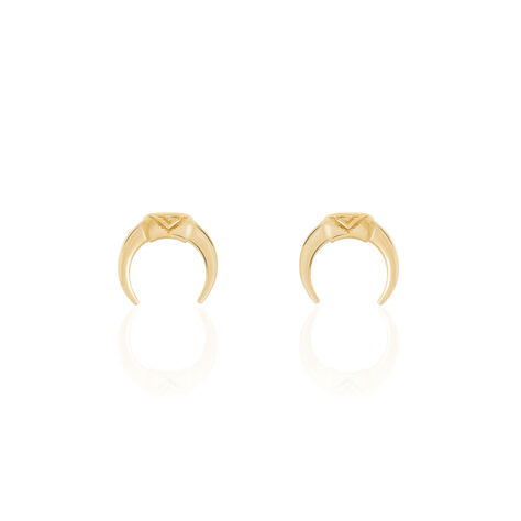 Boucles D'oreilles Puces Ginia Plaqué Or Jaune - Puces Femme | Marc Orian