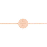Bracelet Mathurine Or Rose - Bracelets Medailles Femme | Marc Orian