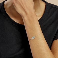 Bracelet Wandeline Argent Blanc - Bracelets chaînes Femme | Marc Orian