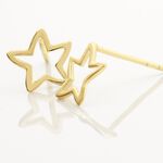 Boucles D'oreilles Puces Alphonsine Etoile De Mer Or Jaune - Puces Femme | Marc Orian