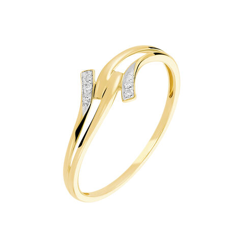 Bague Nelle Or Blanc Diamant - Bagues Femme | Marc Orian