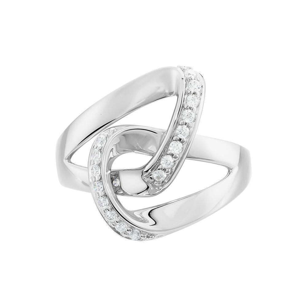 Bague Keissy Argent Oxyde De Zirconium - Bagues avec pierre Femme | Marc Orian