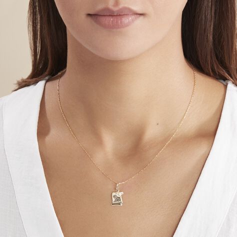 Pendentif Lamie Zodiaque Parchemin Or Jaune - Pendentifs Famille | Marc Orian