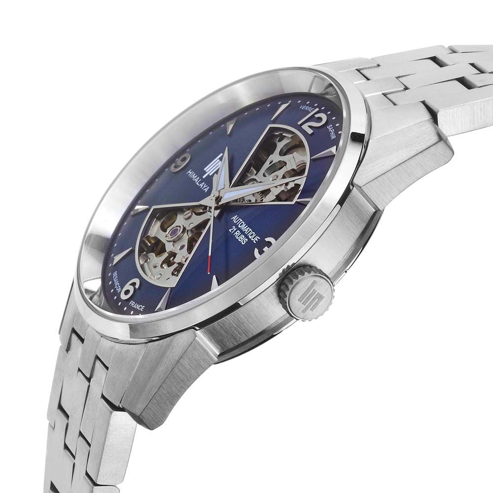 Montre Lip Himalaya Sablier 40 Bleu - Montres automatiques Homme | Marc Orian