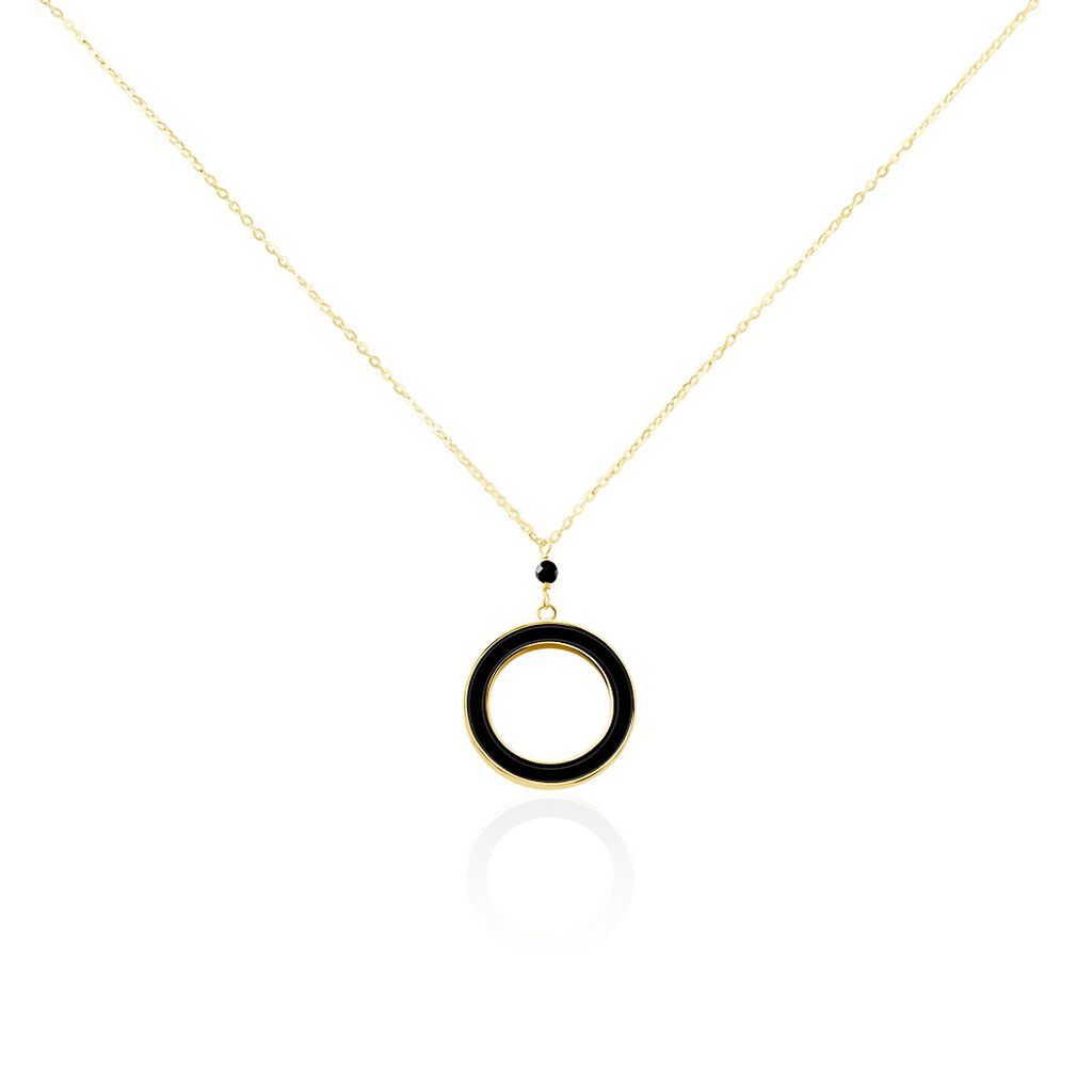 Collier L'incessante Or Jaune Onyx Spinelle - Colliers avec pierres Femme | Marc Orian