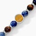 Bracelet Jourdan Archimedes Acier Argenté Oeil De Tigre Sodalite - Bracelets chaînes Homme | Marc Orian