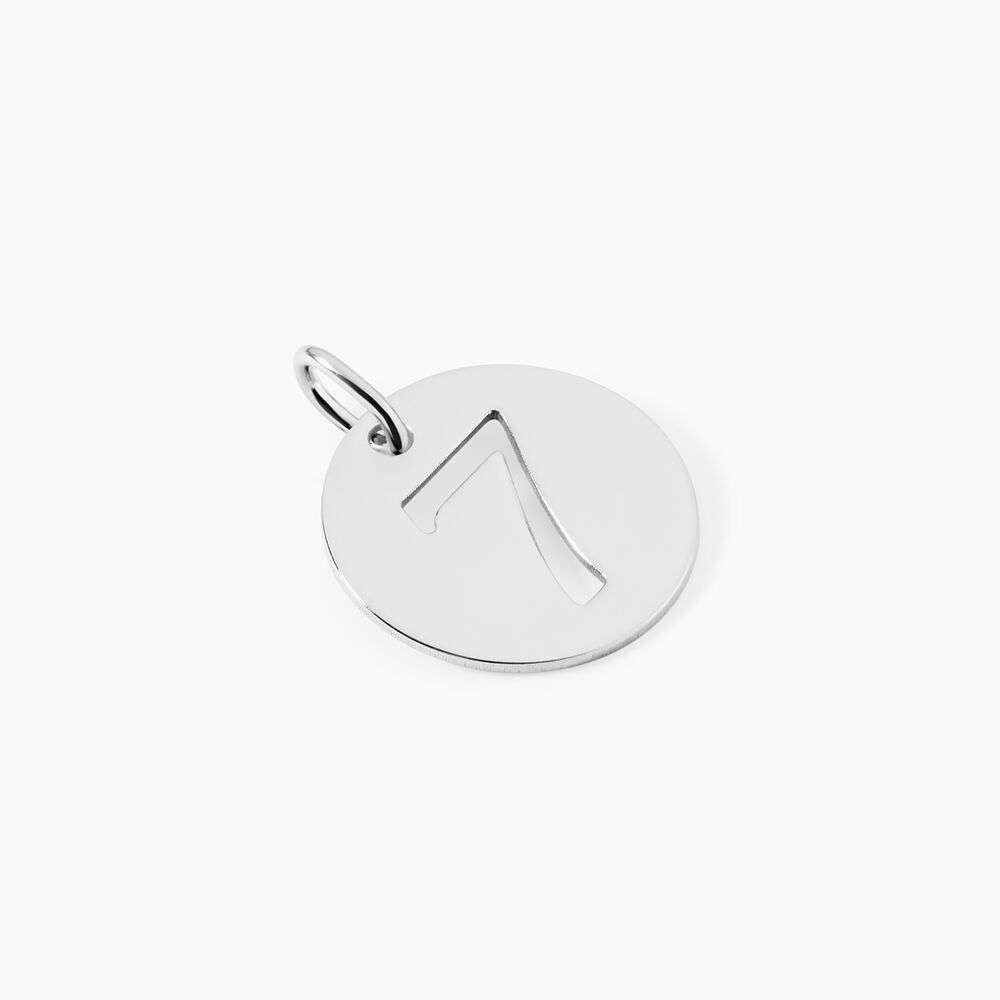 Pendentif Efiso Argent Blanc - Bijoux fantaisie Famille | Marc Orian