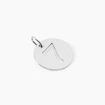 Pendentif Efiso Argent Blanc - Bijoux fantaisie Famille | Marc Orian