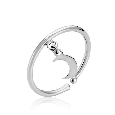 Bague Elvyn Argent Blanc - Bagues breloque Femme | Marc Orian