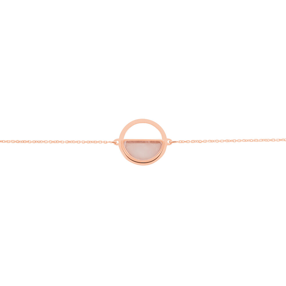 Bracelet Or Rose Cendra Forme Cercle - Bracelets chaînes Femme | Marc Orian