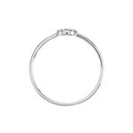 Bague Lorainne Argent Blanc Oxyde De Zirconium - Bijoux fantaisie Femme | Marc Orian