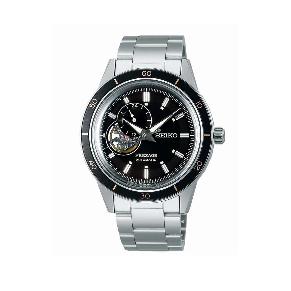 Montre Seiko Presage Noir - Fête des pères Homme | Marc Orian