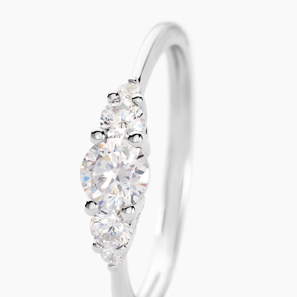 Bague Maiwen Argent Blanc Oxyde De Zirconium - Bagues avec pierre Femme | Marc Orian