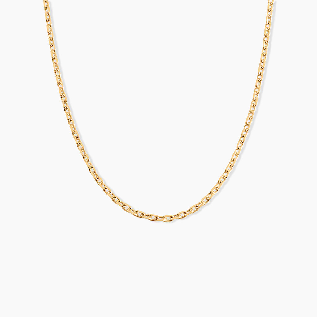 Chaîne Igoa Maille Forçat Diamantee Or Jaune - Chaines Famille | Marc Orian