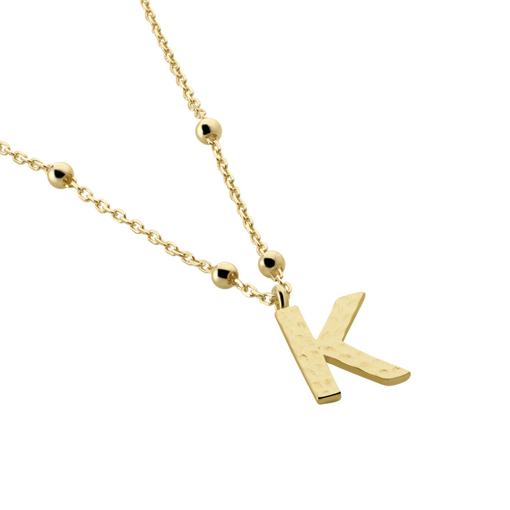 Collier Plaqué Or Jaune Lettra - Colliers fantaisie Femme | Marc Orian