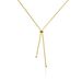 Collier Hollie Acier Jaune