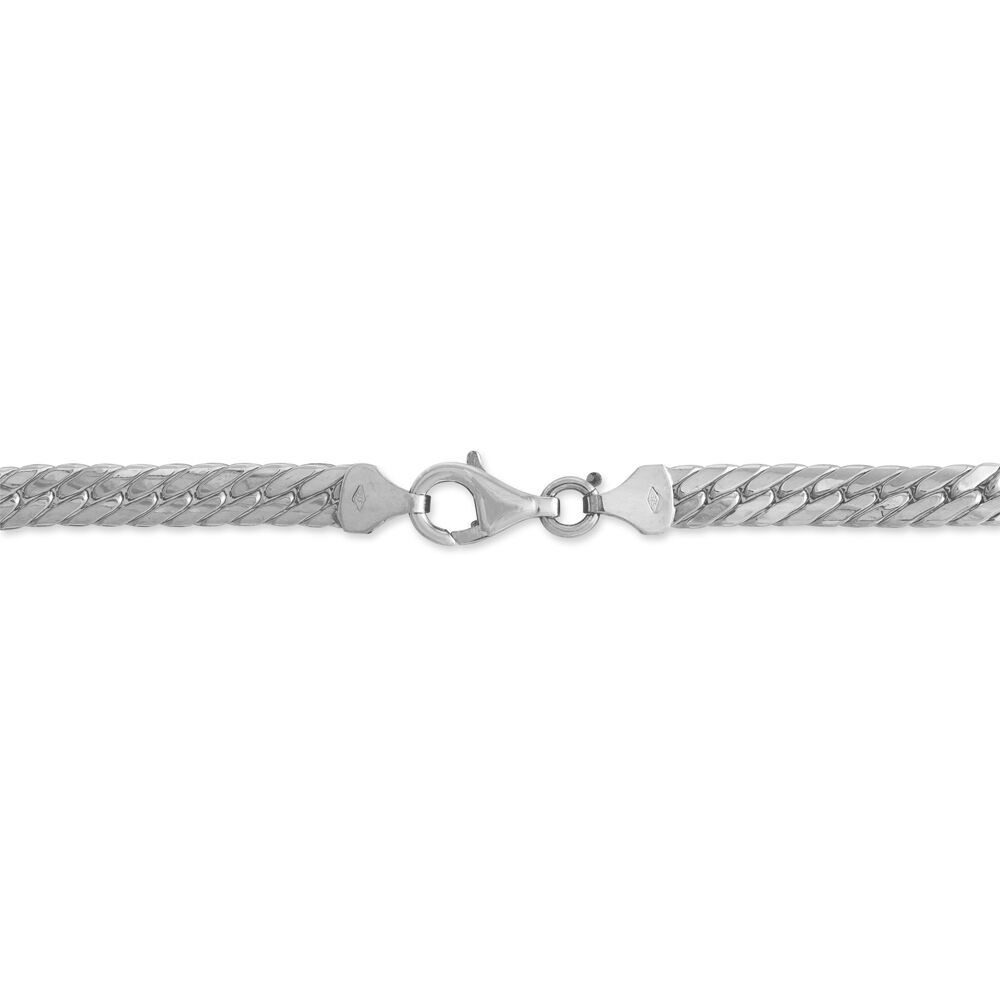 Bracelet Izel Maille Anglaise Or Blanc - Bracelets mailles Femme | Marc Orian
