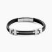 Bracelet Yannick Acier Blanc - Bracelets cuir Homme | Marc Orian