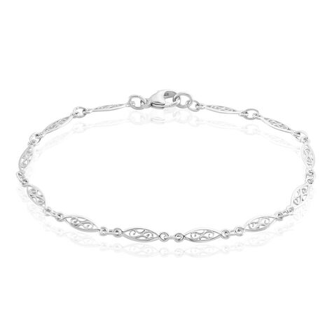 Bracelet Mahee Maille Filigrane Argent Blanc - Bracelets mailles Femme | Marc Orian