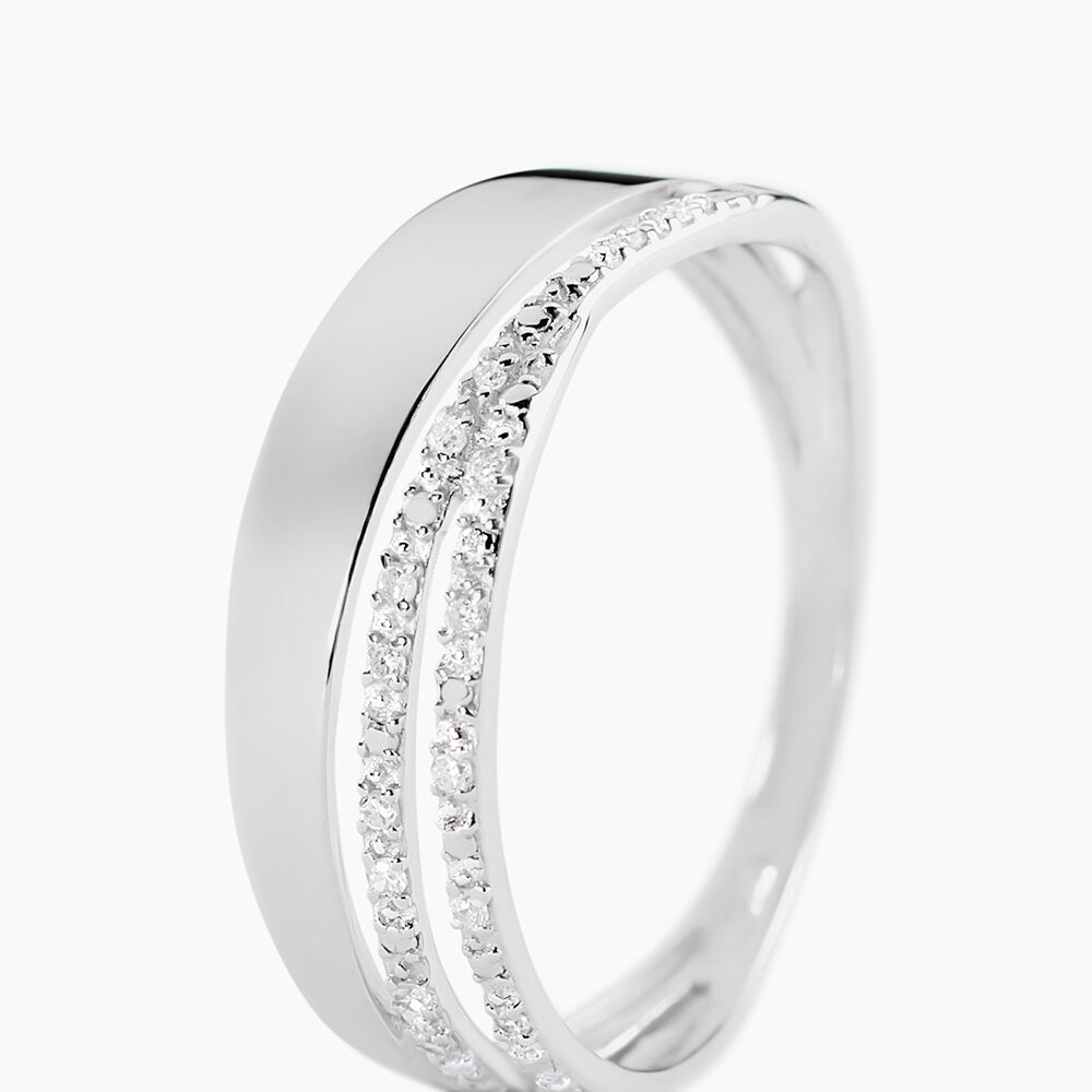 Bague Angele Or Blanc Diamant - Bagues pierres pr&eacute;cieuses Femme | Marc Orian