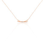 Collier Ilvia Or Rose Diamant - Colliers avec pierres Femme | Marc Orian