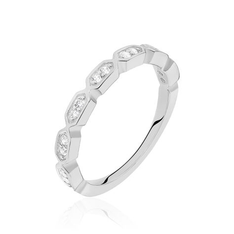 Bague Adali Argent Blanc Oxyde De Zirconium - Bagues avec pierre Femme | Marc Orian